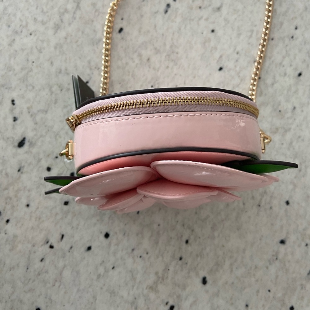 NWT Kate Spade New York 
In The Garden 3D Floral Appliqué Leather Crossbody Bag - Picture 5 of 14